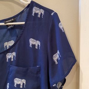 Torrid elephant blouse